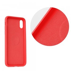 Forcell Soft szilikon tok mágnes betéttel Huawei Mate 20 Lite piros színben