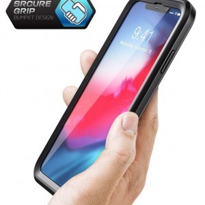 Supcase fokozott 360 fokban védelmet biztosító tok iPhone XR fekete színben
