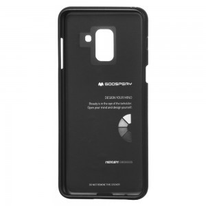 Mercury Goospery i-Jelly TPU tok Samsung A8 2018 fekete színben