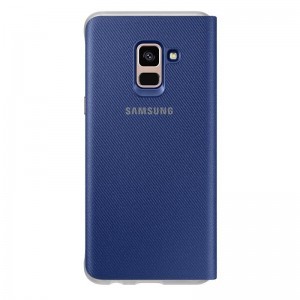 Samsung Neon fliptok értesítésekre felvillanó kerettel Samsung A8 2018 kék színben
