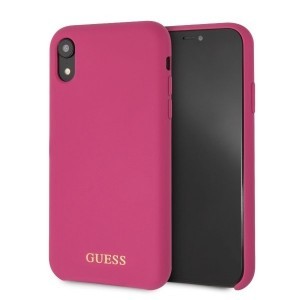 Guess iPhone XS MAX pink színű kemény tok