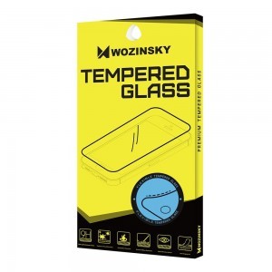 iPhone XS MAX Wozinsky Flexi nano hybrid kijelzővédő üvegfólia fekete kerettel