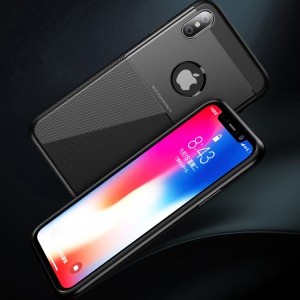 IPAKY Shield tok iPhone X/Xs fekete színben