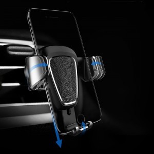 Baseus Gravity szellőzőre erősíthető autós telefontartó alumínium 4-6
