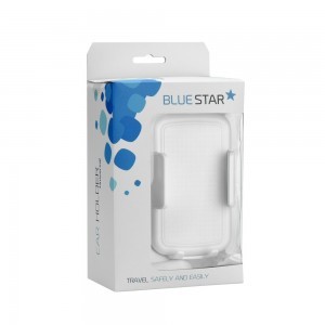Blue Star univerzális autós telefontartó fehér színben