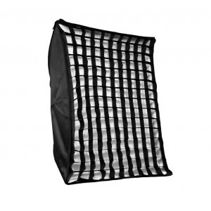 Bowens softbox 80x120cm alumínium gyűrű adapterrel, méhsejtráccsal