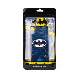 DC szilikon tok Batman logóval iPhone X fekete