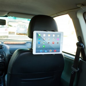 Univerzális autós fejtámlára rögzíthető tablettartó 7''-10''-ig, tablet autós tartó fejtámlára