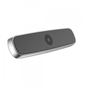 Baseus Double Clip univerzális szellőzőre rögzíthető mágneses telefontartó ezüst