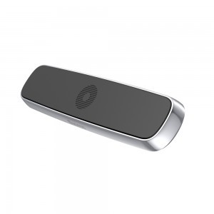 Baseus Double Clip univerzális szellőzőre rögzíthető mágneses telefontartó ezüst
