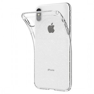 iPhone XS MAX Spigen Liquid Crystal tok átlátszó flitteres