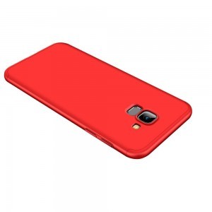 360 Több részes tok Samsung A8 2018 piros