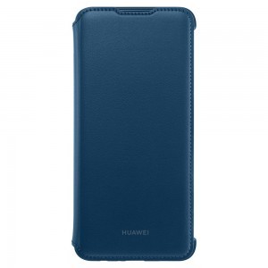 Huawei Wallet Cover Bookcase gyári kék flip tok Huawei P Smart 2019 telefonhoz
