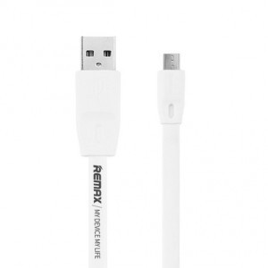 Remax Full Speed Micro-USB kábel 2m 2.4A fehér