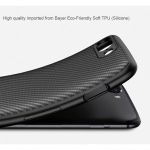 iPaky Carbon Fiber flexibilis TPU tok Samsung S9 Plus szürke