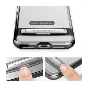 Samsung S9 Plus arany-áttetsző Mercury Dream bumper tok