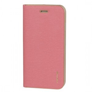 Vennus Book fliptok Samsung S9 Plus rózsaszín