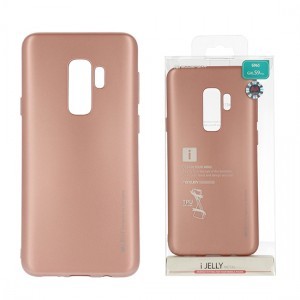 Mercury i-Jelly metál színű TPU tok Samsung S9 Plus rózsaszín