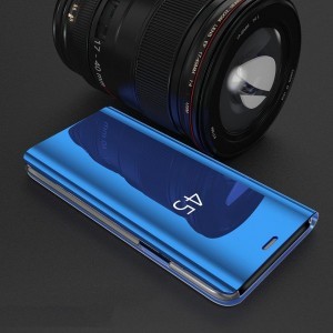 Clear View mágneses fliptok Samsung S9 Plus kék