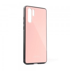 Forcell 9H üveg hátlapú tok Huawei P30 Pro pink