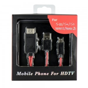 MHL kábel Full HD Micro USB/HDMI
