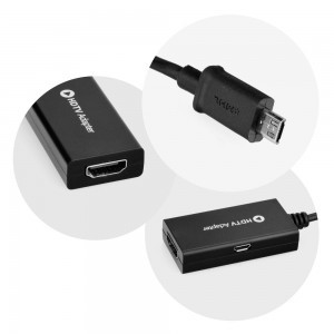 MHL adapter micro USB/HDMI fekete