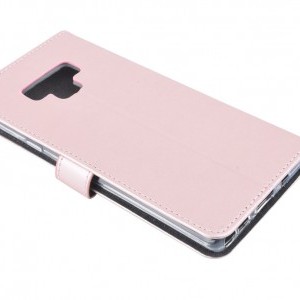 Mágneses TPU fliptok Samsung Note 9 rose gold