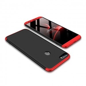 360 Több részes tok Huawei Y7 fekete/piros