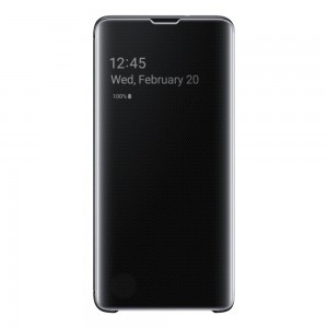 Samsung Clear View fliptok intelligens kijelző betekintéssel Samsung S10 fekete (EF-ZG973CBEGWW)