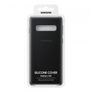 Samsung flexibilis szilikon tok Samsung S10 fekete