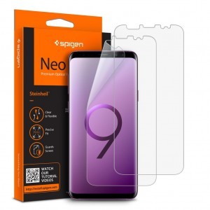 SPIGEN Neo Flex HD Samsung S9+ Plus hajlított kijelzővédő fólia 2 db (593FL22902)