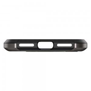 Spigen Reventon 360 fokozott védelmet nyújtó tok + kijelzővédő üvegfólia iPhone X gunmetal színben