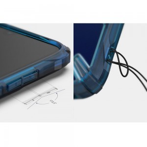 Huawei P Smart 2019 Ringke Fusion X PC tok TPU kerettel kék