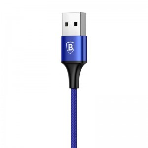 Baseus Rapid 2in1 micro USB/ Lightning kábel 1,2 m 3A sötétkék