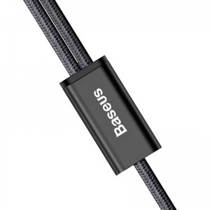 Baseus Rapid 2in1 USB Type-C/ Micro USB kábel 1,2 m 3A fekete (CAMT-ASU01)