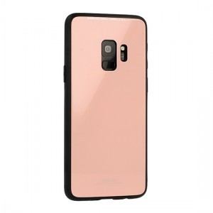 9H üveg hátlapú tok Huawei Mate 20 Pro pink