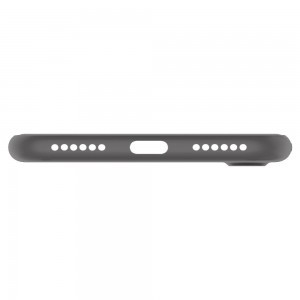 Spigen Airskin iPhone 7/8 ujjlenyomat mentes tok fekete színben