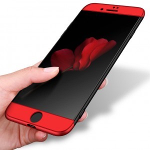 360 tok iPhone 7/8 fekete/piros színben