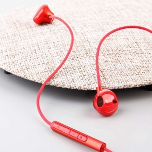 Baseus H06 Encok lateral fülhallgató piros 3.5mm jack