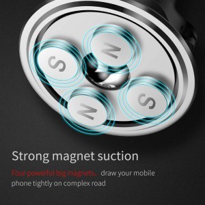 Baseus univerzális mágneses szellőzőre erősíthető autós telefontartó piros (SUGX-A09)