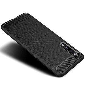 Carbon mintájú TPU tok Xiaomi Mi 9 fekete