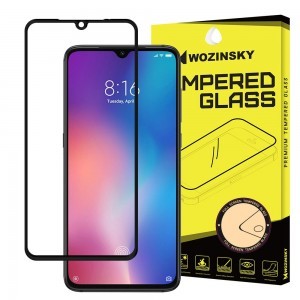 Xiaomi Mi 9 Wozinsky 9H kijelzővédő üvegfólia fekete kerettel