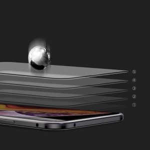 Wozinsky mágneses tok üveg kijelzővédelemmel Huawei P30 Pro fekete/áttetsző