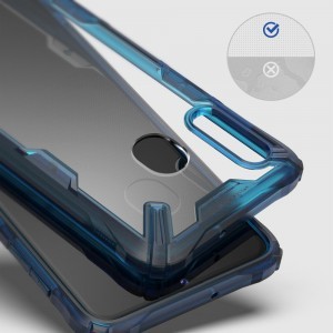 Ringke Fusion X PC tok TPU kerettel Samsung A30 fekete színben