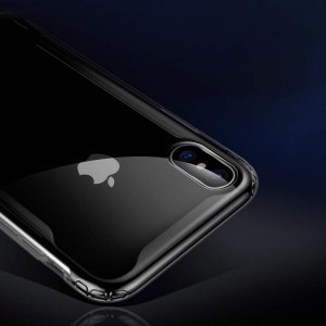  iPhone XS Max tok Baseus Armor áttetsző fekete színben