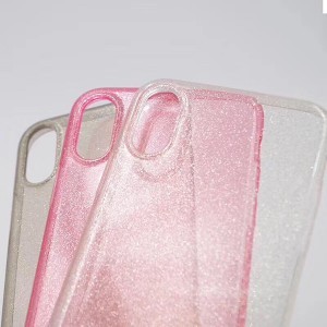 Crystal Glitter tok Samsung A50 pink