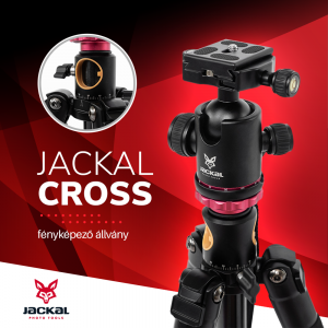 Jackal Cross fényképező, kamera állvány keresztoszloppal-1