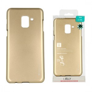 Mercury i-Jelly metál színű TPU tok Samsung A70 arany