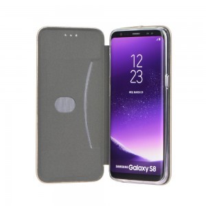 Forcell elegáns fliptok Samsung A50 ezüst színben