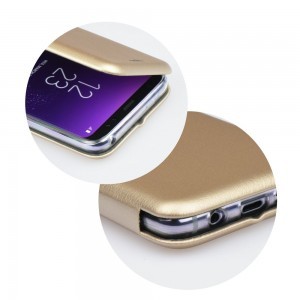 Forcell elegáns fliptok Samsung A50 arany színben